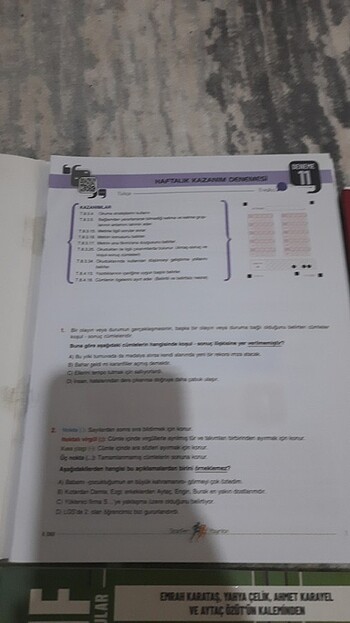 8 sınıf Start fen tüm dersler