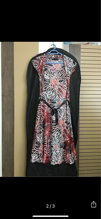 Saten elbise - Görsel 2