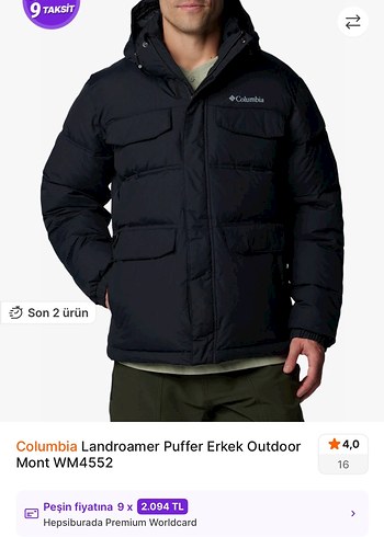 Columbia erkek içi gold (en üstdüzey sıcaklık) fransadan orninal - Görsel 2