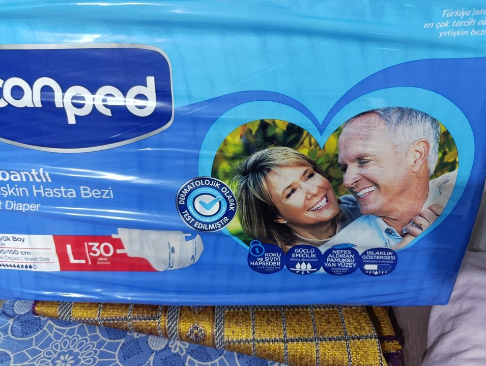 Scanped Bel Bantlı Yetişkin Hasta Bezi L 30'lu - Görsel 3