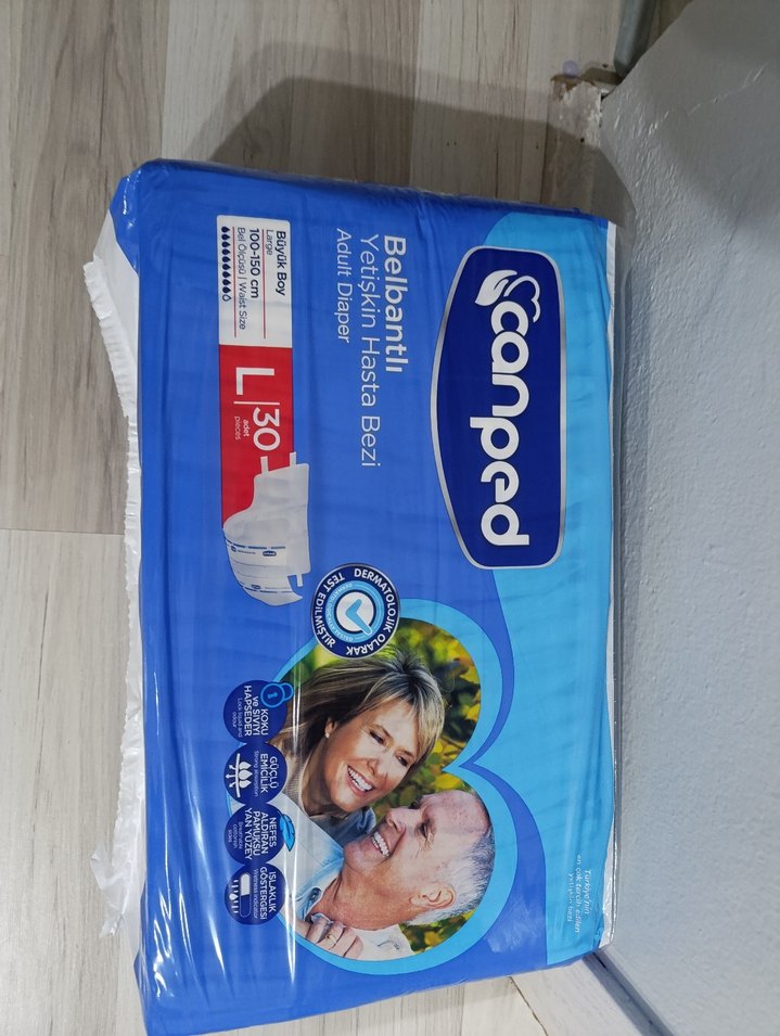 Scanped Bel Bantlı Yetişkin Hasta Bezi L 30'lu - Görsel 2