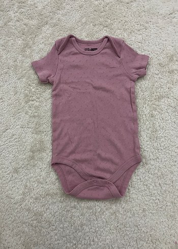 Kız Bebek 2'li Kısa Kollu Örme Body - Görsel 3