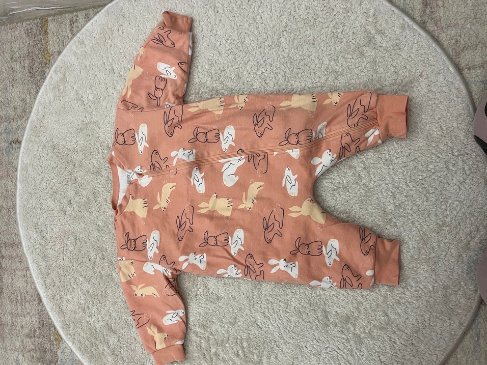 Kız Çocuk Baskılı Fermuarlı Polar Tulum - Görsel 3