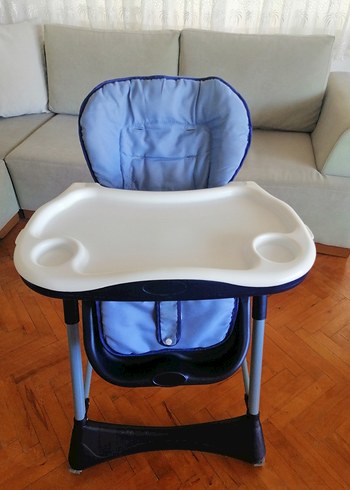 Chicco Gri ve Mavi Bebek Mama Sandalyesi