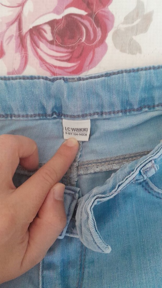 Lcw Kız Çocuk Kot Panyolon Denim Jean - Görsel 3