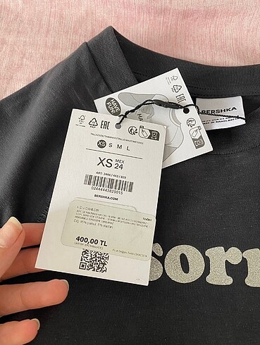 xs Beden bershka crop