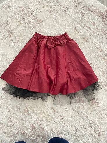 Bordo Etek 4 5 6 7 yaş rahat