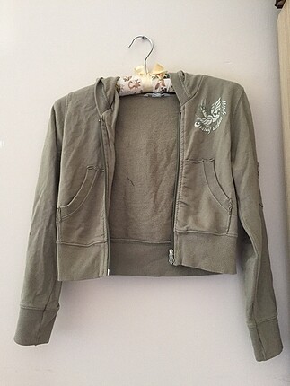 Crop hırka