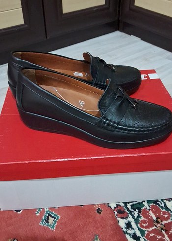 36 Beden siyah Renk Kadın Siyah Klasik Tokalı Loafer