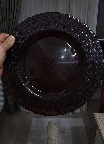  Beden bordo Renk #Servis Tabağı