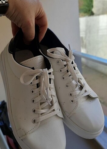 39 Beden #Beyaz #sneaker #spor #ayakkabi