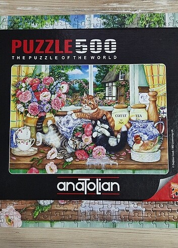 500 parça puzzle yapboz kediler