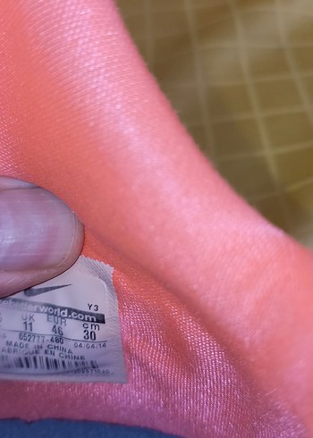 Nike 46 numara orijinal NİKE spor ayakkabı.