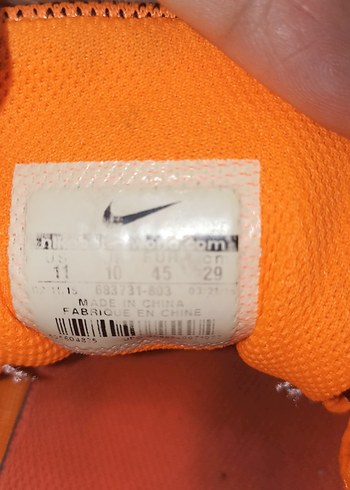 45 numara orjinal NİKE spor ayakkabı. - Görsel 2