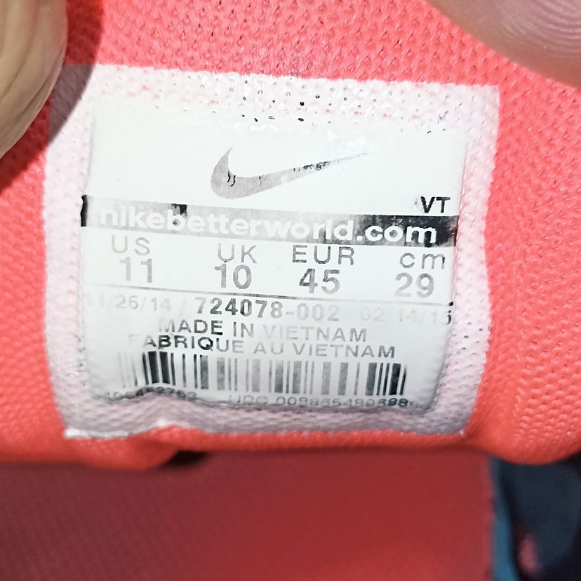 45 numara orjinal NİKE Air Max spor ayakkabı. - Görsel 2