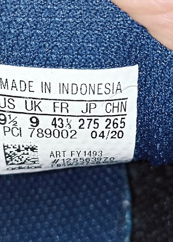 43 numara orjinal ADİDAS spor ayakkabı. - Görsel 2