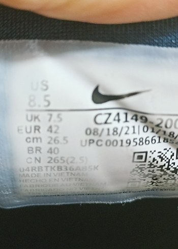 42 numara orjinal NİKE spor ayakkabı. - Görsel 2