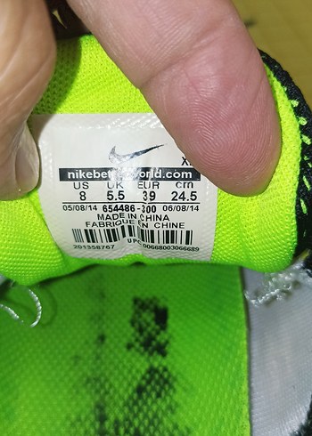 Nike 39 numara orjinal NİKE spor ayakkabı.