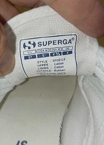Superga 37 numara orjinal SUPERGA marka spor ayakkabı.