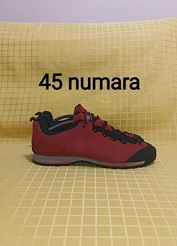 45 numara orjinal MEINDL marka spor ayakkabı.