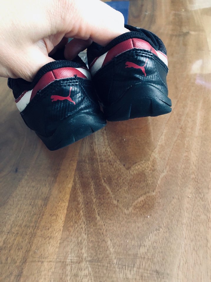 Puma Çocuk Siyah Cırt Cırtlı Spor Ayakkabı - Görsel 4