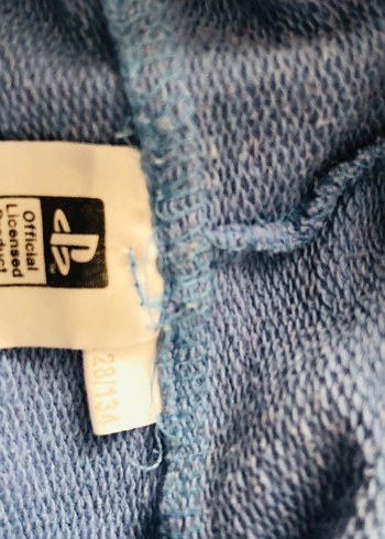 Play Station Marka Renkli Baskılı Kapüşonlu Erkek Sweatshirt - Görsel 2