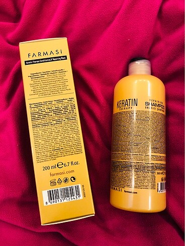 Farmasi Keratin serisi şampuan ve maske ????