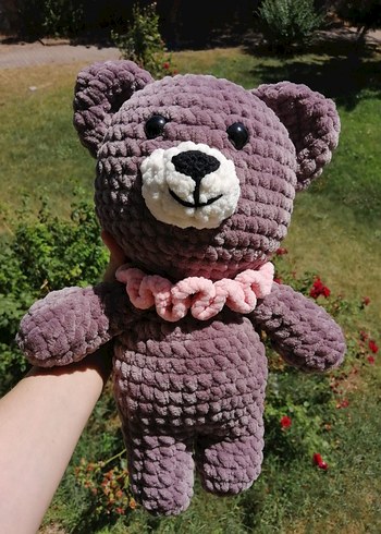 Beden Renk Koca kafalı Ayıcık Amigurumi