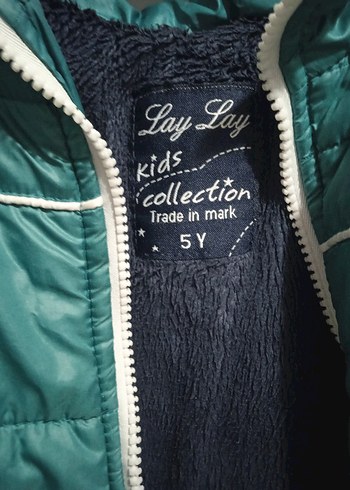 Parlak Mavi Erkek Çocuk Fermuarlı Mont - Görsel 4