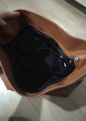 Kahverengi Deri Kadın Çanta - Görsel 2