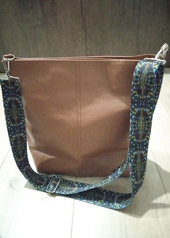 Kahverengi Deri Kadın Çanta - Görsel 4