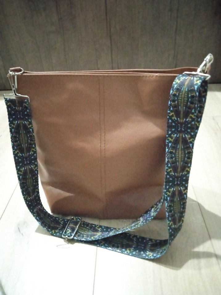 Kahverengi Deri Kadın Çanta - Görsel 4