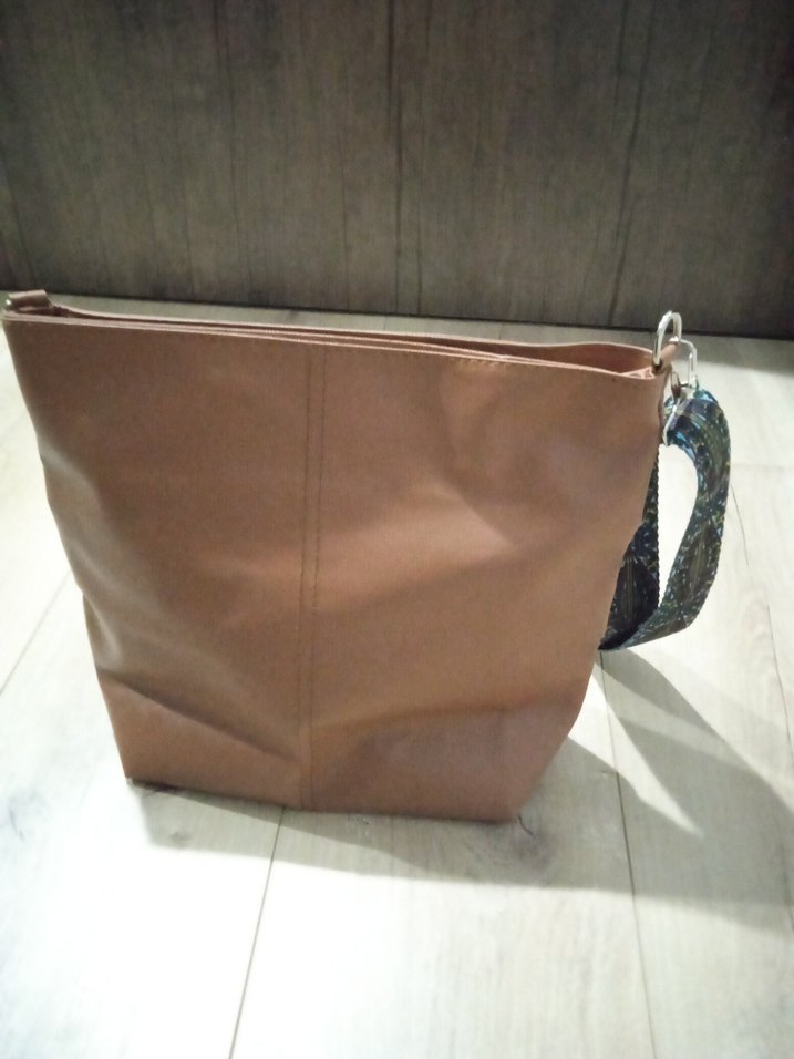 Kahverengi Deri Kadın Çanta - Görsel 5