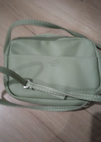 şu yeşili suni Deri Kadın Çapraz Çanta - Görsel 2