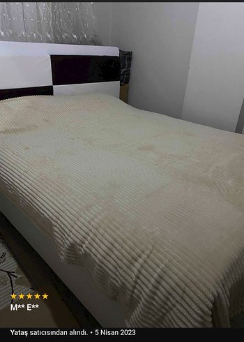 Bej Düz Desen Yumuşak Battaniye - Görsel 2