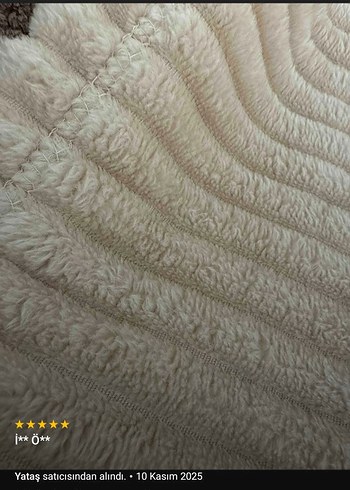 Bej Düz Desen Yumuşak Battaniye - Görsel 3