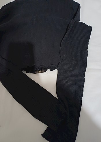 Fermuarlı Siyah Kadın Sweatshirt - Görsel 4