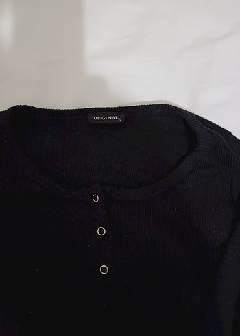 Siyah Uzun Kollu İnce Hırka - Görsel 5