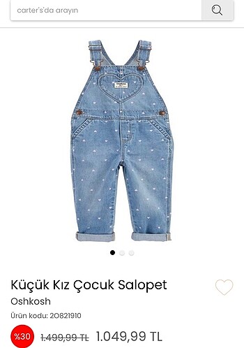 Çocuk salopet