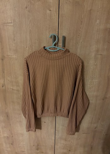 Somon Fitilli Yumuşak Kadın Kazak - Görsel 2