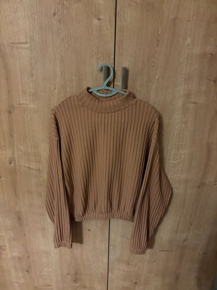 Somon Fitilli Yumuşak Kadın Kazak - Görsel 2