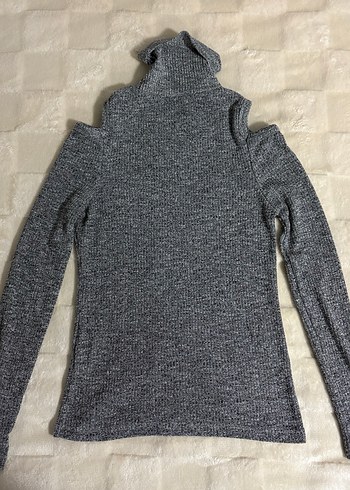 Batik Marka Gri Kadın Triko Kazak - Görsel 5