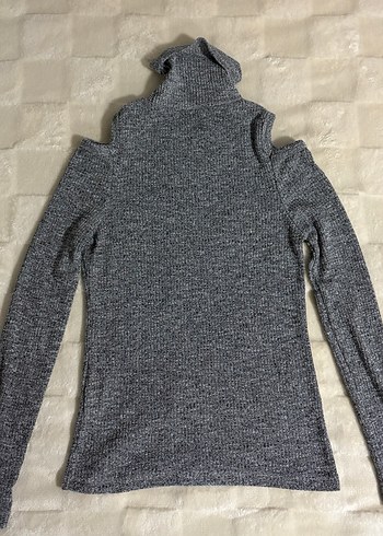 Batik Marka Gri Kadın Triko Kazak - Görsel 6