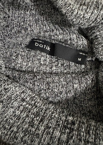 Batik Marka Gri Kadın Triko Kazak - Görsel 3