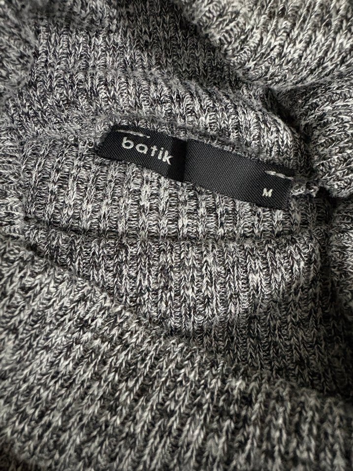 Batik Marka Gri Kadın Triko Kazak - Görsel 3