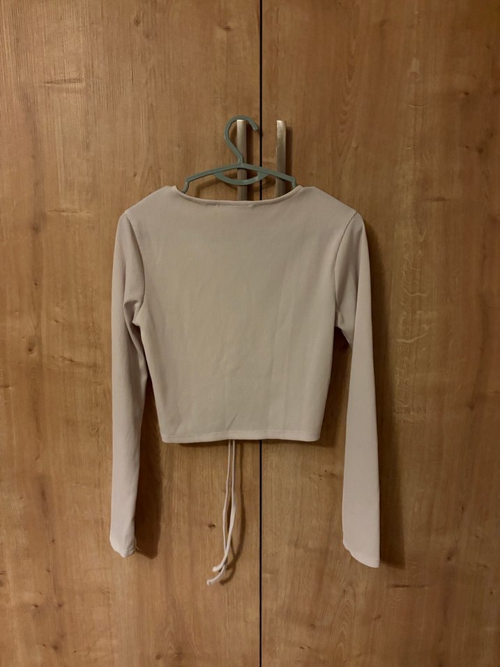 Uzun Kollu Fitted Bluz - Görsel 5