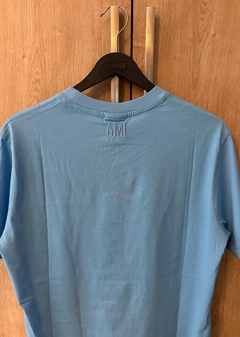 Ami Marka Mavi Pamuklu Tişört - Görsel 5