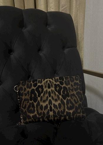 Kahverengi Leopar Desenli Özel Tasarım Kadın Çanta - Görsel 2