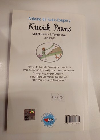 Küçük Prens - Antoine de Saint-Exupéry - Görsel 2