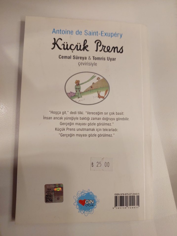 Küçük Prens - Antoine de Saint-Exupéry - Görsel 2